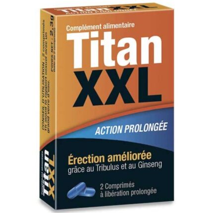 TITAN XXL ERECTION AND INCREASE TESTOSTERONE 2 PILLS