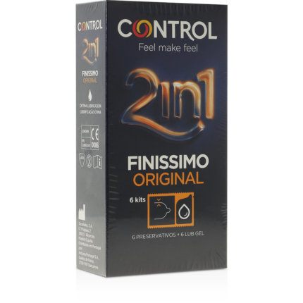 VERY FINE DUO CONTROL + LUBRICANT 6 UNITS