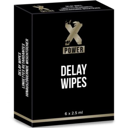XPOWER DELAY WIPES 6 UNITS